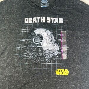 OFFICIAL‎ STAR WARS DEATHSTAR TSHIRT MENS BLACK  2XL DISNEY